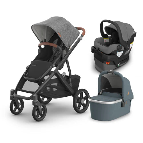 UPPAbaby Vista V3 From Birth Complete Travel System (Stroller + Mesa V3 Infant Car Seat + Bassinet V3)