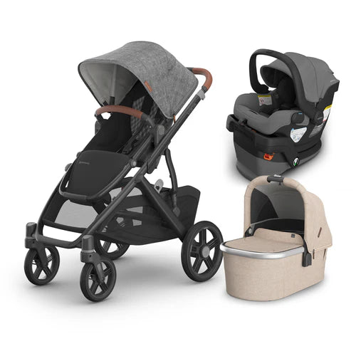 UPPAbaby Vista V3 From Birth Complete Travel System (Stroller + Mesa V3 Infant Car Seat + Bassinet V3)