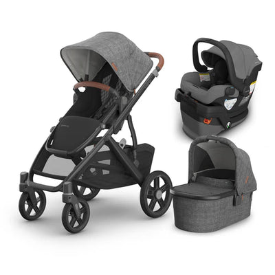 UPPAbaby Vista V3 From Birth Complete Travel System (Stroller + Mesa V3 Infant Car Seat + Bassinet V3)