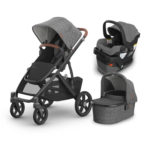 UPPAbaby Vista V3 From Birth Complete Travel System (Stroller + Mesa V3 Infant Car Seat + Bassinet V3)