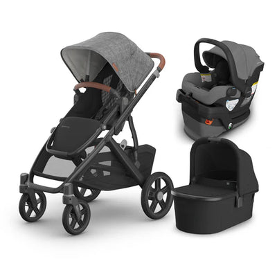 UPPAbaby Vista V3 From Birth Complete Travel System (Stroller + Mesa V3 Infant Car Seat + Bassinet V3)