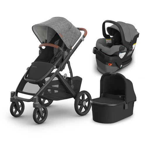 UPPAbaby Vista V3 From Birth Complete Travel System (Stroller + Mesa V3 Infant Car Seat + Bassinet V3)