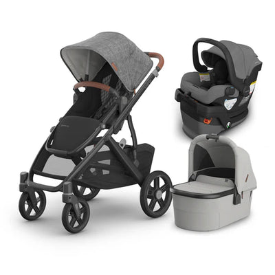 UPPAbaby Vista V3 From Birth Complete Travel System (Stroller + Mesa V3 Infant Car Seat + Bassinet V3)