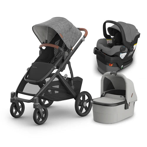 UPPAbaby Vista V3 From Birth Complete Travel System (Stroller + Mesa V3 Infant Car Seat + Bassinet V3)