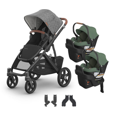 UPPAbaby Vista V3 + Aria Twin Travel System