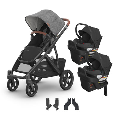UPPAbaby Vista V3 + Aria Twin Travel System
