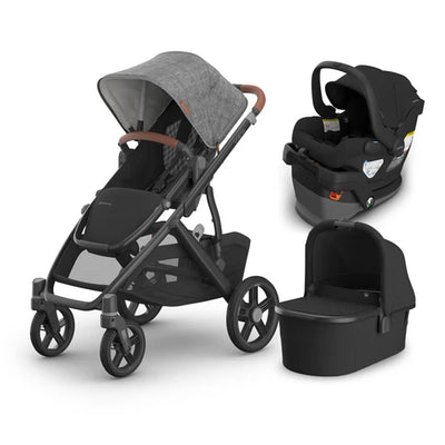UPPAbaby Vista V3 From Birth Complete Travel System (Stroller + Mesa V3 Infant Car Seat + Bassinet V3)