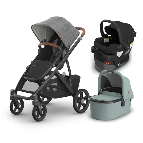 UPPAbaby Vista V3 From Birth Complete Travel System (Stroller + Mesa V3 Infant Car Seat + Bassinet V3)