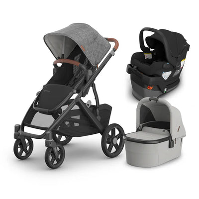 UPPAbaby Vista V3 From Birth Complete Travel System (Stroller + Mesa V3 Infant Car Seat + Bassinet V3)