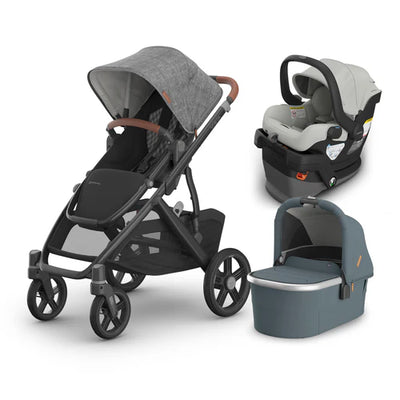 UPPAbaby Vista V3 From Birth Complete Travel System (Stroller + Mesa V3 Infant Car Seat + Bassinet V3)