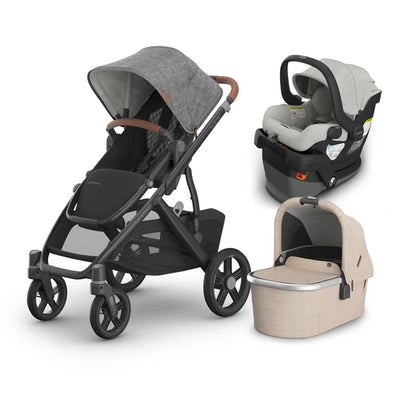 UPPAbaby Vista V3 From Birth Complete Travel System (Stroller + Mesa V3 Infant Car Seat + Bassinet V3)