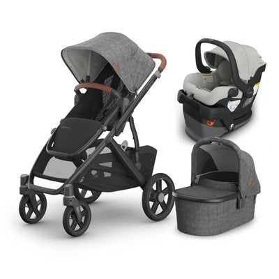 UPPAbaby Vista V3 From Birth Complete Travel System (Stroller + Mesa V3 Infant Car Seat + Bassinet V3)