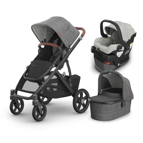 UPPAbaby Vista V3 From Birth Complete Travel System (Stroller + Mesa V3 Infant Car Seat + Bassinet V3)