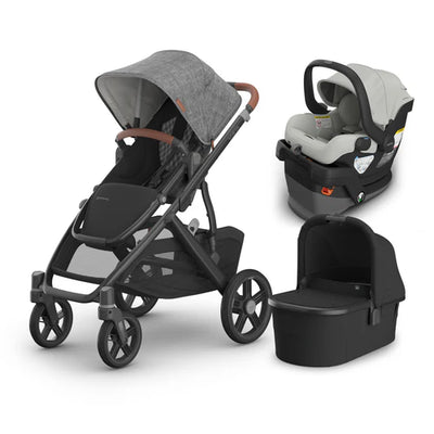 UPPAbaby Vista V3 From Birth Complete Travel System (Stroller + Mesa V3 Infant Car Seat + Bassinet V3)