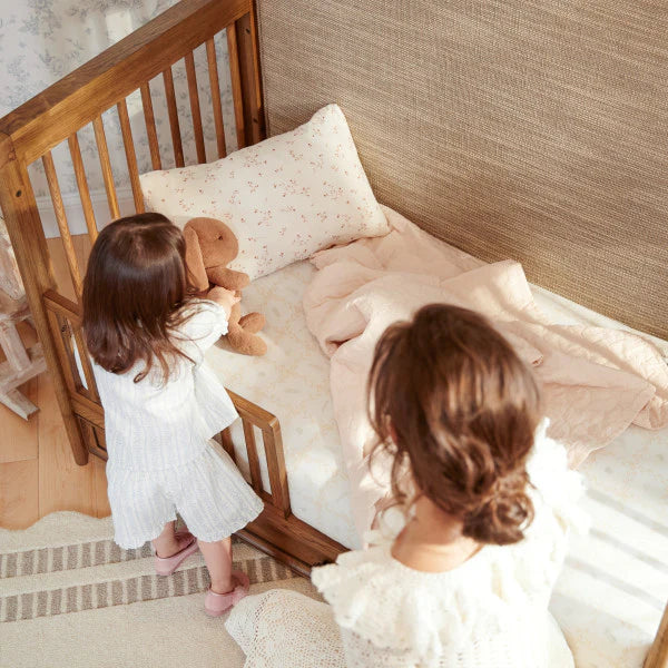 Maxi Cosi Quiet Luxury Headboard Crib - Dolce Oak Stain