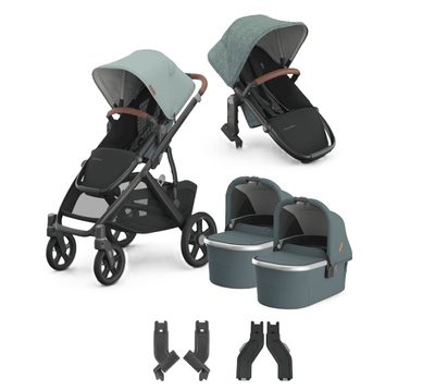 UPPAbaby Vista V3 + Bassinets Twin Bundle