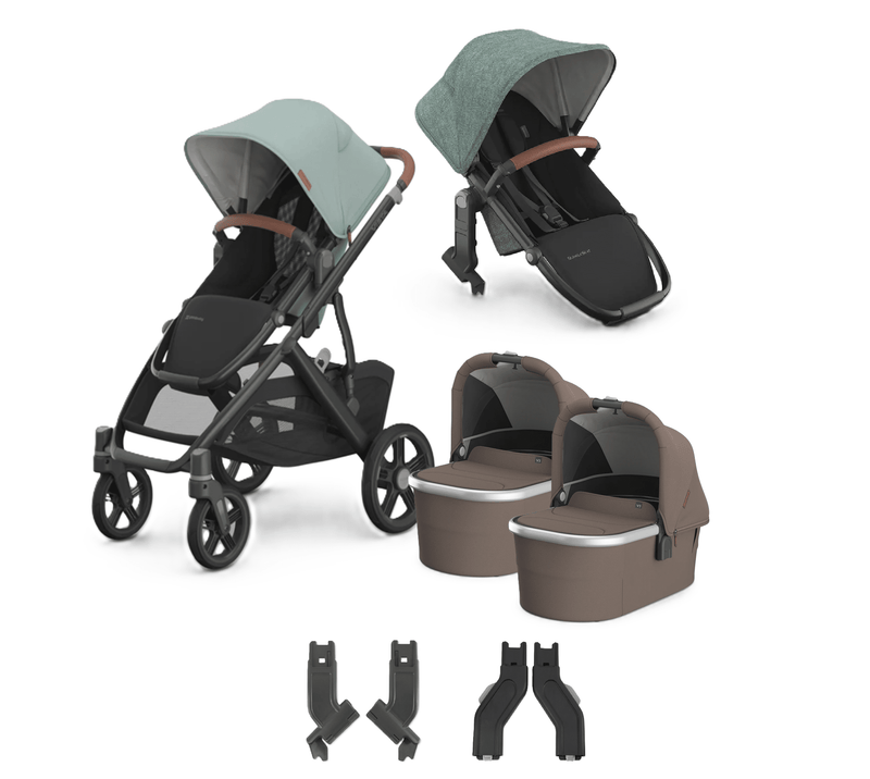 UPPAbaby Vista V3 + Bassinets Twin Bundle