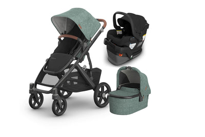 UPPAbaby Vista V3 From Birth Complete Travel System (Stroller + Mesa V3 Infant Car Seat + Bassinet V3)
