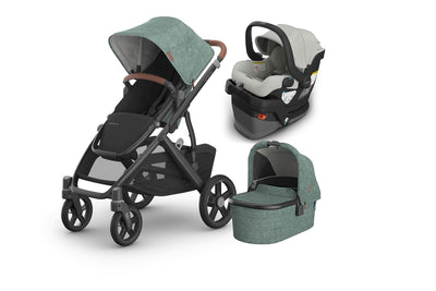 UPPAbaby Vista V3 From Birth Complete Travel System (Stroller + Mesa V3 Infant Car Seat + Bassinet V3)
