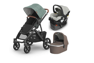 UPPAbaby Vista V3 From Birth Complete Travel System (Stroller + Mesa V3 Infant Car Seat + Bassinet V3)