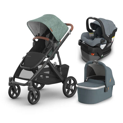 UPPAbaby Vista V3 From Birth Complete Travel System (Stroller + Mesa V3 Infant Car Seat + Bassinet V3)