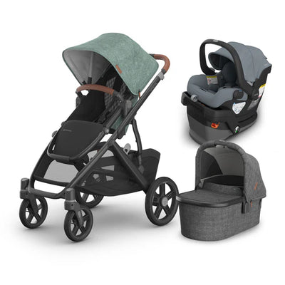 UPPAbaby Vista V3 From Birth Complete Travel System (Stroller + Mesa V3 Infant Car Seat + Bassinet V3)