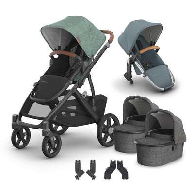 UPPAbaby Vista V3 + Bassinets Twin Bundle