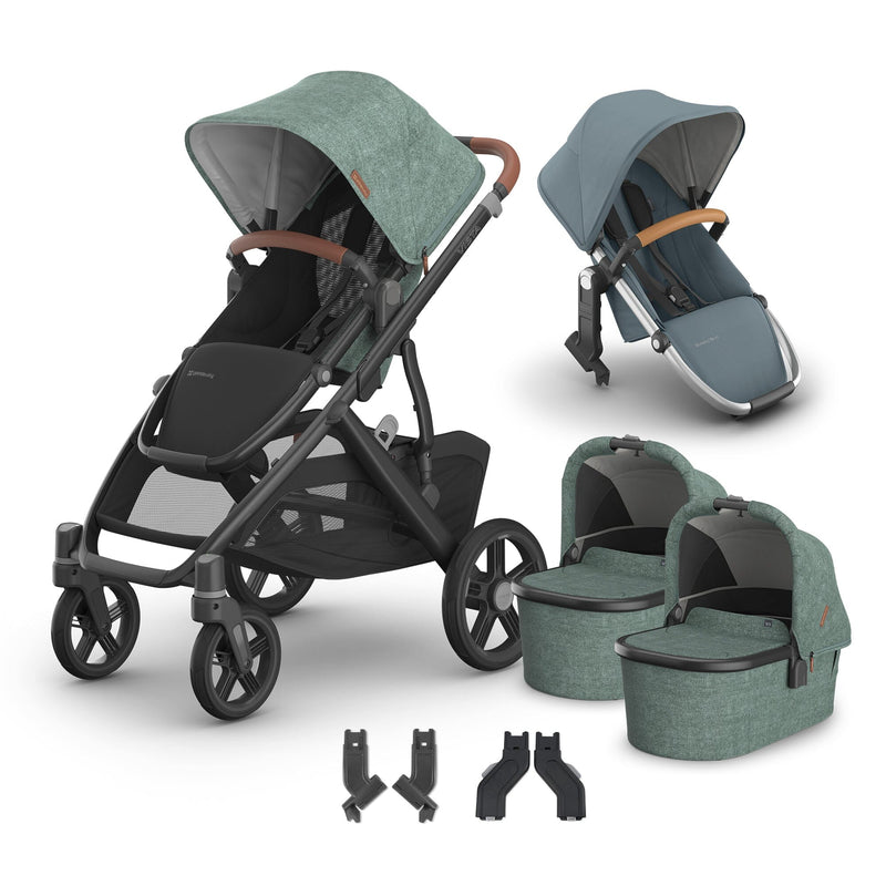 UPPAbaby Vista V3 + Bassinets Twin Bundle