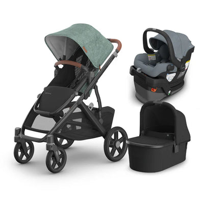 UPPAbaby Vista V3 From Birth Complete Travel System (Stroller + Mesa V3 Infant Car Seat + Bassinet V3)
