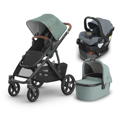 UPPAbaby Vista V3 From Birth Complete Travel System (Stroller + Mesa V3 Infant Car Seat + Bassinet V3)