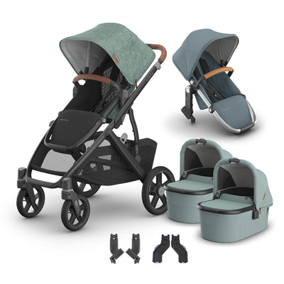 UPPAbaby Vista V3 + Bassinets Twin Bundle