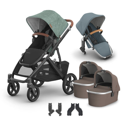 UPPAbaby Vista V3 + Bassinets Twin Bundle