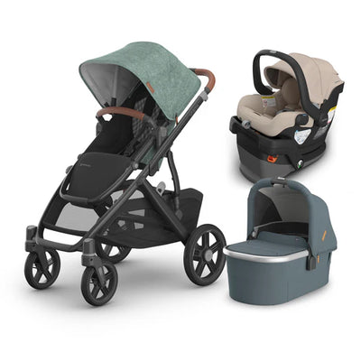 UPPAbaby Vista V3 From Birth Complete Travel System (Stroller + Mesa V3 Infant Car Seat + Bassinet V3)