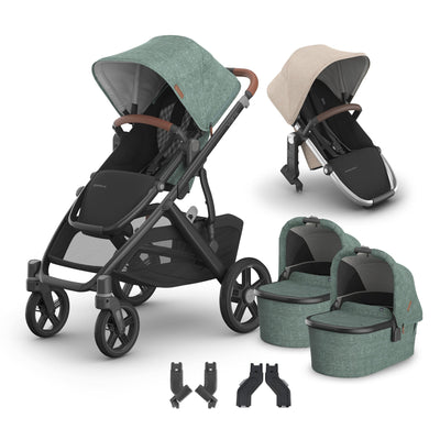 UPPAbaby Vista V3 + Bassinets Twin Bundle