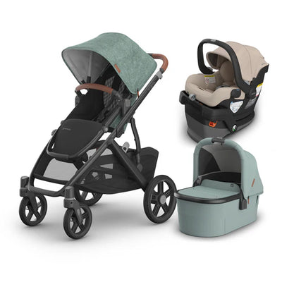 UPPAbaby Vista V3 From Birth Complete Travel System (Stroller + Mesa V3 Infant Car Seat + Bassinet V3)