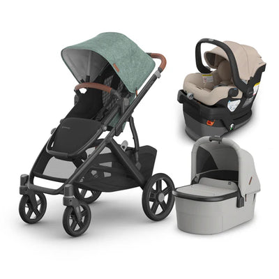 UPPAbaby Vista V3 From Birth Complete Travel System (Stroller + Mesa V3 Infant Car Seat + Bassinet V3)