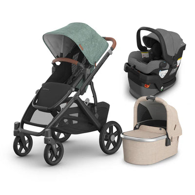 UPPAbaby Vista V3 From Birth Complete Travel System (Stroller + Mesa V3 Infant Car Seat + Bassinet V3)