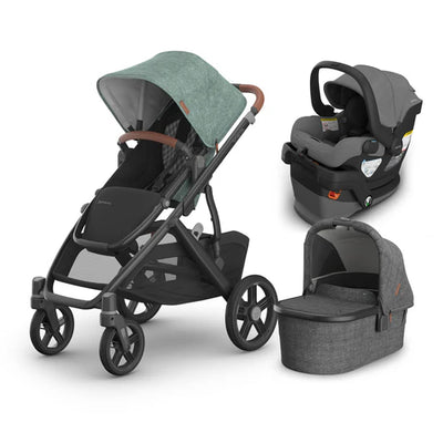 UPPAbaby Vista V3 From Birth Complete Travel System (Stroller + Mesa V3 Infant Car Seat + Bassinet V3)