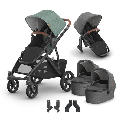 UPPAbaby Vista V3 + Bassinets Twin Bundle
