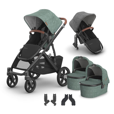 UPPAbaby Vista V3 + Bassinets Twin Bundle