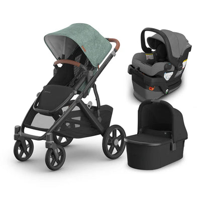 UPPAbaby Vista V3 From Birth Complete Travel System (Stroller + Mesa V3 Infant Car Seat + Bassinet V3)