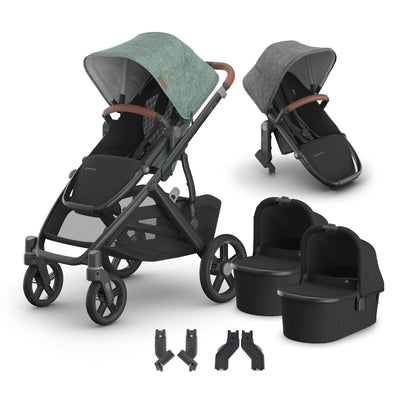 UPPAbaby Vista V3 + Bassinets Twin Bundle