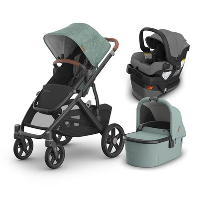 UPPAbaby Vista V3 From Birth Complete Travel System (Stroller + Mesa V3 Infant Car Seat + Bassinet V3)