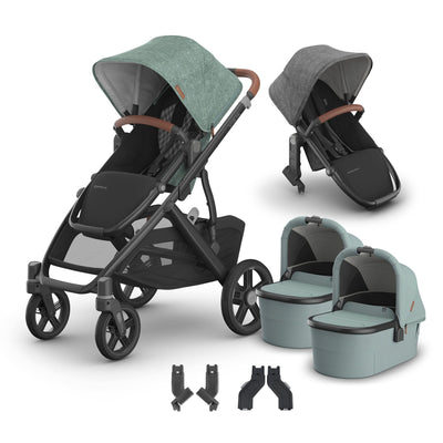 UPPAbaby Vista V3 + Bassinets Twin Bundle