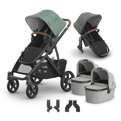 UPPAbaby Vista V3 + Bassinets Twin Bundle