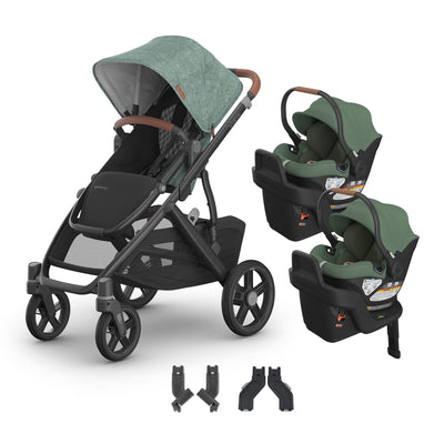 UPPAbaby Vista V3 + Aria Twin Travel System