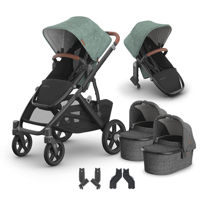 UPPAbaby Vista V3 + Bassinets Twin Bundle