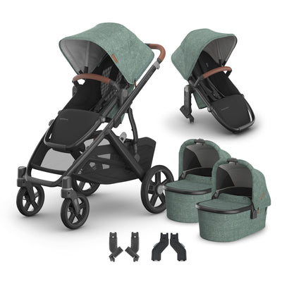 UPPAbaby Vista V3 + Bassinets Twin Bundle
