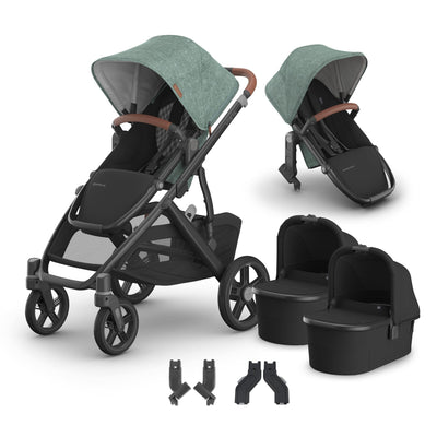 UPPAbaby Vista V3 + Bassinets Twin Bundle