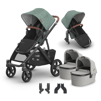 UPPAbaby Vista V3 + Bassinets Twin Bundle